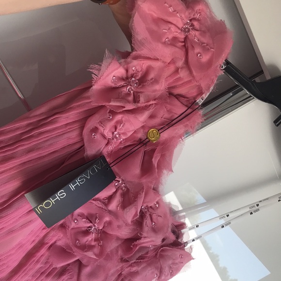 NWT Tadashi Shoji evening gown in pale pink - Picture 7 of 7